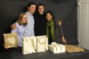 laura, russell, steve, and i proudly display our gamla stan models